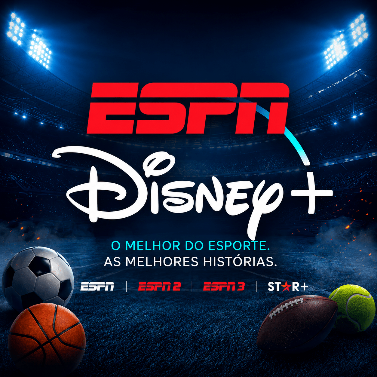 ESPN Disney Plus deportes en vivo fútbol baloncesto tenis NFL streaming deportivo premium HD Full HD